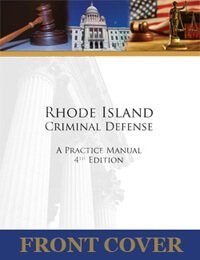 RI Criminal Defense Practice Manual Cover